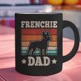 Frenchie Dad Retro French Bulldog Lover Daddy Men Graphic Print Coffee Mug