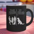Your Friends Vs My Friend Introvert Pet Dog Owner Men Women Kids Graphic Print Coffee Mug