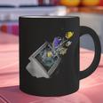 Frutiger Aero Aesthetic Tech Computer Aquarium Fishes Graphic Print Coffee Mug