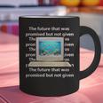 Frutiger Aero Aesthetic Tech The Future That Was Promised Graphic Print Coffee Mug