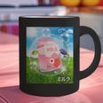 Frutiger Aero Aesthetic Tech Kawaii Strawberry Milk Fishes Graphic Print Coffee Mug