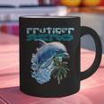 Frutiger Aero Splashy Dolphin Y2k Aesthetic Graphic Graphic Print Coffee Mug