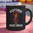 Future HBCU Grad Girl Wearing Graduation Gown Graphic Print Coffee Mug