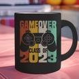GAME OVER Class Of 2023 Video Games Vintage Graduation Gamer Graphic Print Coffee Mug