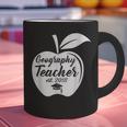 Geography Teacher Est 2018 School GraduationShirt Graphic Print Coffee Mug