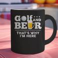 Golf And Beer Joke Dad Fathers Day Drinking Birthday Small Graphic Print Coffee Mug
