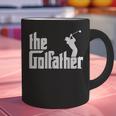 The GolfFather Golf Father God Father Dad Golfer Graphic Print Coffee Mug