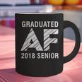 Graduated AF 2018 Senior Graduation Shirt Graphic Print Coffee Mug