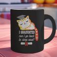 I Graduated Can I Go Back To Sleep Now Graduation Graphic Print Coffee Mug