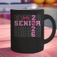 Graduation Class Of 2026 Senior 2026 Pink Bow Coquette Graphic Print Coffee Mug