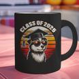 Graduation Day 2025 Graduate Class School Degree College Dog Graphic Print Coffee Mug