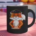 Graduation Fox School Bachelor Master Doctor Study Graphic Print Coffee Mug