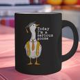 Graduation Senior Silly Goose Today Im A Serious Goose Graphic Print Coffee Mug