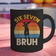 Graduation Six Seven Bruh Dabbing 67 Meme 6 7 Boys Kids Graphic Print Coffee Mug