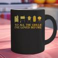 Grilling Art For Men Dad Barbecue Meat Smoking BBQ Graphic Print Coffee Mug
