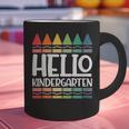 Hello Kindergarten First Day Back To School Graduation Graphic Print Coffee Mug