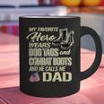 Hero Wears Dog Tags Combat Boots Proud Army Dad Father Graphic Print Coffee Mug Hero Wears Dog Tags Combat Boots Proud Army Dad Father Graphic Print Coffee Mug