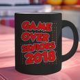 High School Graduation Tshirt Game Over Senior Class Of 2018 Graphic Print Coffee Mug