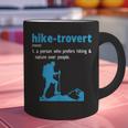 Hike-Trovert Hiking Humor Definition Introvert Graphic Print Coffee Mug Hike-Trovert Hiking Humor Definition Introvert Graphic Print Coffee Mug