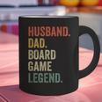 Husband Dad Board Game Night Legend Father Vintage Graphic Print Coffee Mug