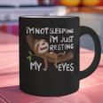 I'm Not Sleeping I'm Just Resting My Eyes Father's Day Dad Graphic Print Coffee Mug