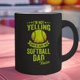I'm Not Yelling This Is Just My Softball Dad Voice Graphic Print Coffee Mug