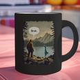 Introvert Bigfoot Sasquatch Loch Ness Monster Bruh Graphic Print Coffee Mug