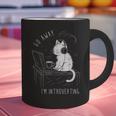 Introvert Cat With Coffee On Computer Antisocial Emo Goth Graphic Print Coffee Mug Introvert Cat With Coffee On Computer Antisocial Emo Goth Graphic Print Coffee Mug