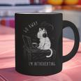 Introvert Cat With Coffee On Computer Antisocial Emo Goth Graphic Print Coffee Mug Introvert Cat With Coffee On Computer Antisocial Emo Goth Graphic Print Coffee Mug