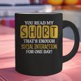 Introvert Quote Motivational For Men Women Kids Graphic Print Coffee Mug