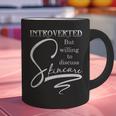 Introverted Skincare Esthetician Beautician Cosmetologist Graphic Print Coffee Mug Introverted Skincare Esthetician Beautician Cosmetologist Graphic Print Coffee Mug