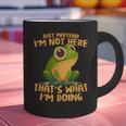 Introverts Thats What Im Doing Just Pretends Graphic Print Coffee Mug