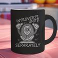 Introverts Unite Anti-Social Shy Person Joke Graphic Print Coffee Mug