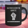 Introverts Unite Separately In Your Own Homes Sarcasm Graphic Print Coffee Mug