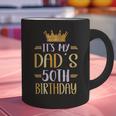 It's My Dad's 50th Birthday Happy 50 Years Old Graphic Print Coffee Mug