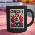 Japanese Art Corgi Dog Mom Dad Graphic Print Coffee Mug