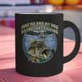 Just Let Me And My Dog By Lake Fishing Introvert Lifestyle Graphic Print Coffee Mug Just Let Me And My Dog By Lake Fishing Introvert Lifestyle Graphic Print Coffee Mug