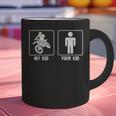 My Kid Motocross Dad Of A Motocross Rider Father Moto Dad Graphic Print Coffee Mug