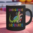 Kids 2nd Grade Graduate Dinosaur Trex 2nd Grade Graduation Graphic Print Coffee Mug