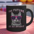Kids Cool Future Is Bright Kids Graduation Or Birthday Graphic Print Coffee Mug