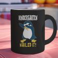 Kids Kindergarten Dabbing Penguin Nailed It Graduation Class 2021 Graphic Print Coffee Mug
