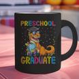 Kids Preschool Graduate Dinosaur Trex Preschool Graduation Graphic Print Coffee Mug