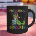 Kids Preschool Graduate T-Rex Dinosaur Preschool Graduation Graphic Print Coffee Mug