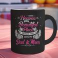 I Know Heaven Is A Beautiful Place They Have My Dad & Mom Graphic Print Coffee Mug