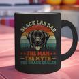 Labrador Retriever Dad Black Lab Dad Graphic Print Coffee Mug
