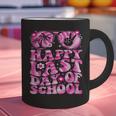 Last Day Of School Teacher Students School Graduation Groovy Graphic Print Coffee Mug