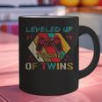 Leveled Up To Dad Of Twins Video Gamer Gaming Graphic Print Coffee Mug