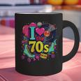 I Love The 70s Vintage Cassette Roller Vinyl Nostalgia 70s Graphic Print Coffee Mug I Love The 70s Vintage Cassette Roller Vinyl Nostalgia 70s Graphic Print Coffee Mug