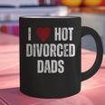 I Love Hot Divorced Dads Red Hearts Graphic Print Coffee Mug