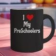 I Love My PreSchool Students Teachers Educators Graduation Graphic Print Coffee Mug